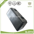 Schwarzer fester Gummi -Blockpuffer 195*80*80